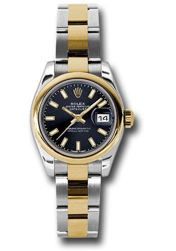 Replica Rolex Lady Datejust 26mm Watch 179163 bkso