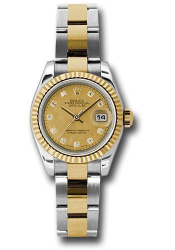 Replica Rolex Lady Datejust 26mm Watch 179173 chgdmdo
