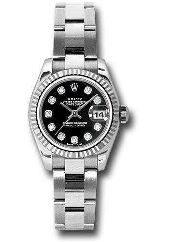 Replica Rolex Lady Datejust 26mm Watch 179174 bkdo