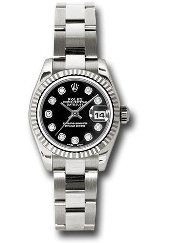 Replica Rolex Lady Datejust 26mm Watch 179179 bkdo