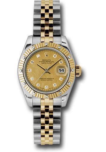 Replica Rolex Lady Datejust 26mm Watch 179313 chgdmdj