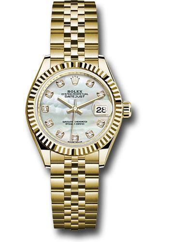 Replica Rolex Lady Datejust 28mm Watch: 279178 mdj / Unworn Complete Set Box & Papers 2023