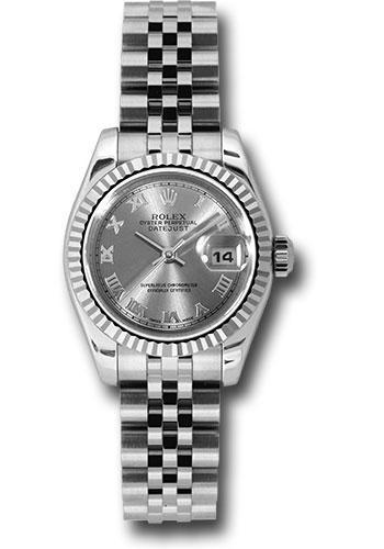 Replica ROLEX Lady-Datejust Rhodium Dial Stainless Steel Watch