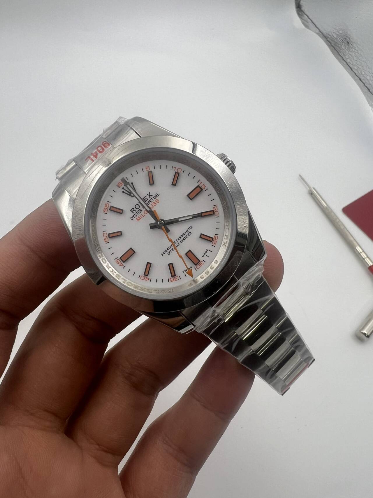 Replica Rolex Milgauss White Dial Automatic Watch New241118