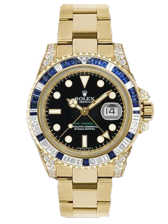 Replica Rolex Oyster GMT-Master II 116758SA PAVE