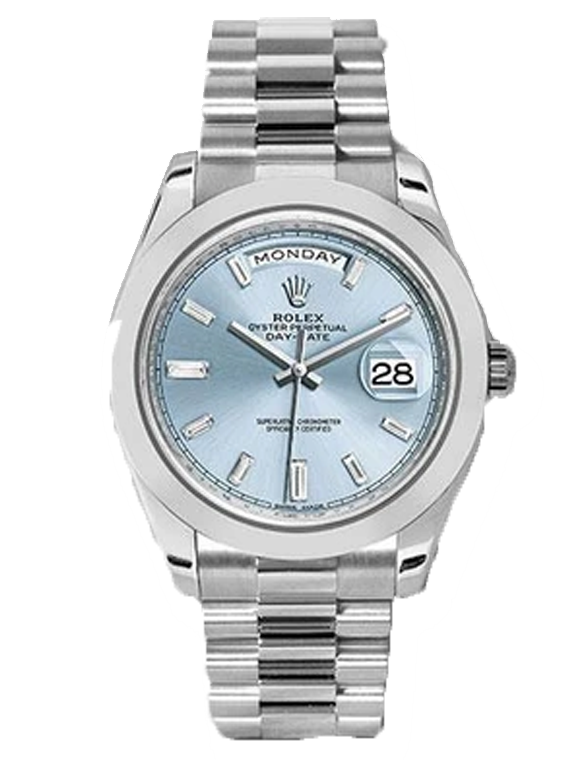 Replica Rolex Oyster Perpetual Day-Date 40 Watch 228206 ibbdp