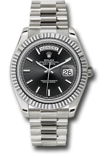 Replica Rolex Oyster Perpetual Day-Date 40 Watch 228239 bkip