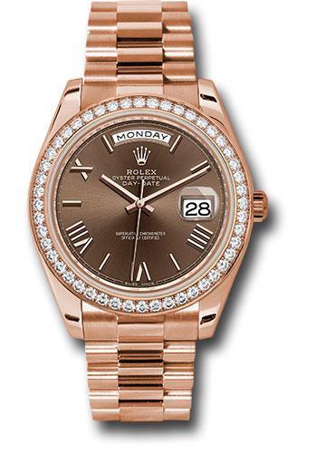 Replica Rolex Oyster Perpetual Day-Date 40 Watch 228345RBR chorp