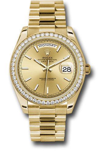 Replica Rolex Oyster Perpetual Day-Date 40 Watch 228348RBR chip