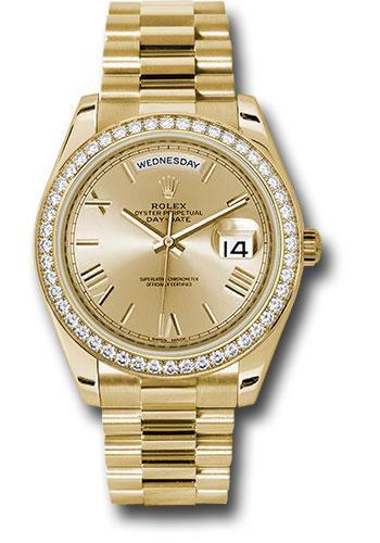 Replica Rolex Oyster Perpetual Day-Date 40 Watch 228348RBR chrp