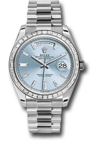 Replica Rolex Oyster Perpetual Day-Date 40 Watch 228396TBR ibbdp