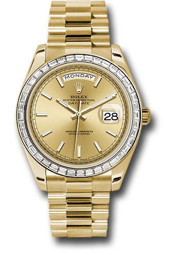 Replica Rolex Oyster Perpetual Day-Date 40 Watch 228398TBR chip
