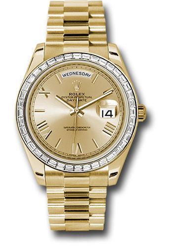 Replica Rolex Oyster Perpetual Day-Date 40 Watch 228398TBR chrp
