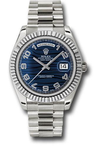 Replica Rolex Oyster Perpetual Day-Date II President 218239 blwap