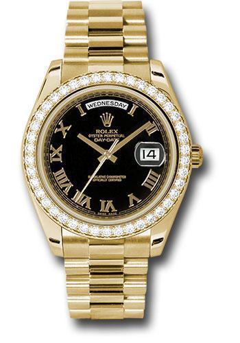 Replica Rolex Oyster Perpetual Day-Date II President 218348 bkrp