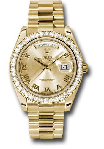 Replica Rolex Oyster Perpetual Day-Date II President 218348 chrp