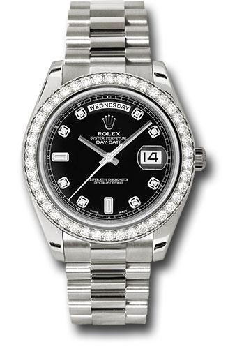 Replica Rolex Oyster Perpetual Day-Date II President 218349 bkdp