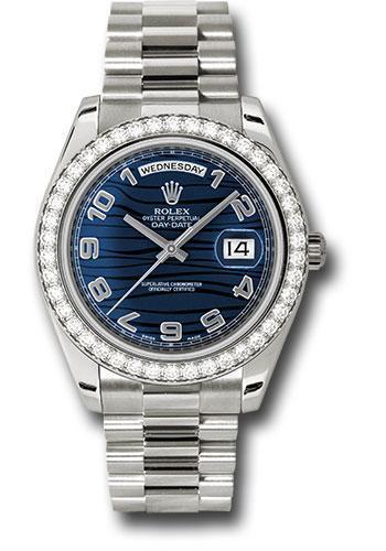 Replica Rolex Oyster Perpetual Day-Date II President 218349 blwap