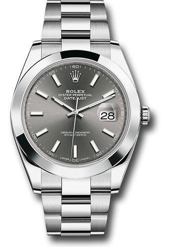 Replica Rolex Oyster Rhodium Perpetual Datejust 41 Watch 126300 dkrio Men's Watch