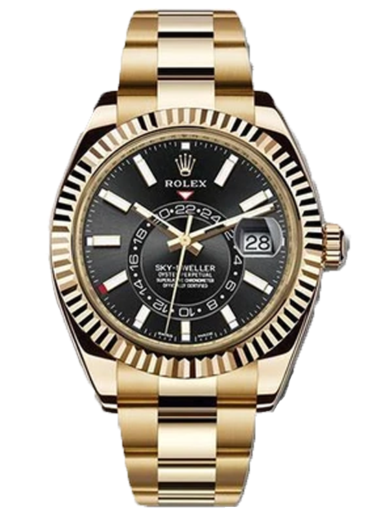 Replica Rolex Sky-Dweller 326938 Yellow Gold Men's Watch / Unworn / Complete Set Box & Papers