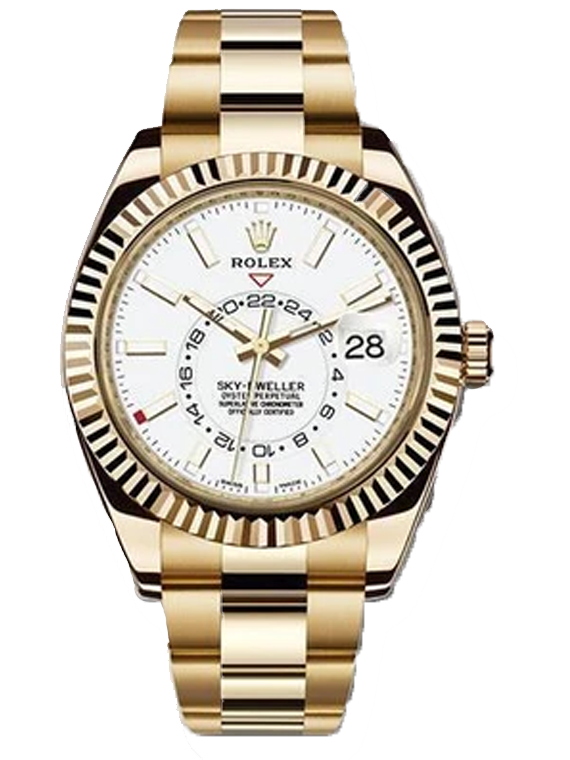 Replica Rolex Sky-Dweller 326938 Yellow Gold