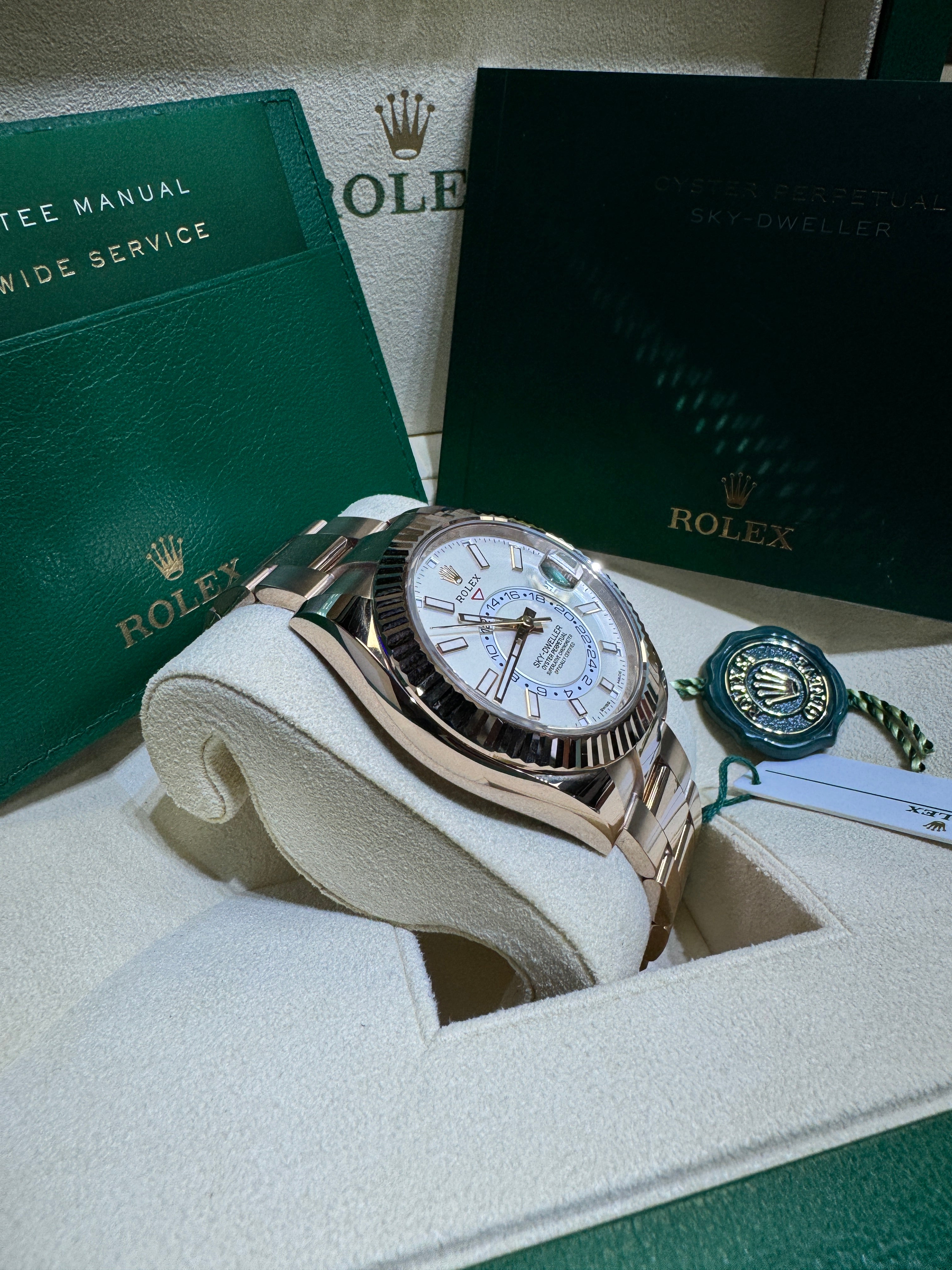 Replica Rolex Sky Dweller Watch 326935 w