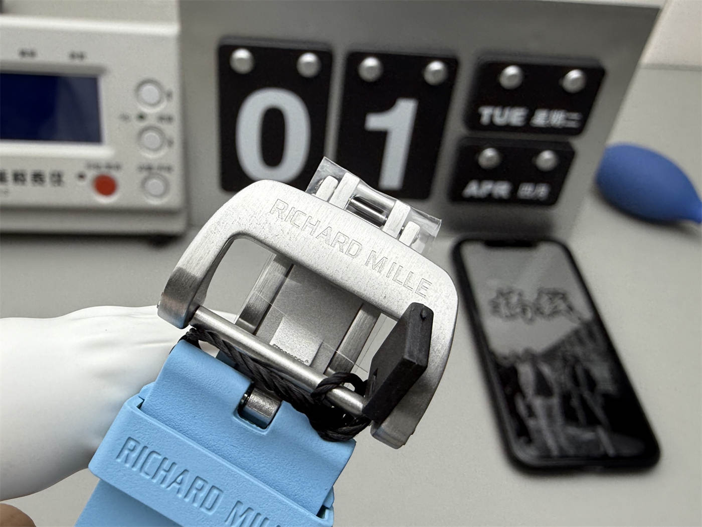 Richard Mille RM35-03 Replica – N1 Factory White Quartz TPT 43mm
