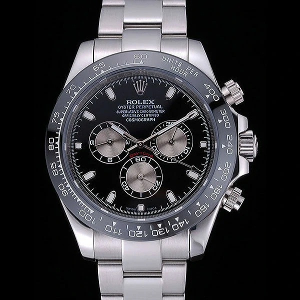 Rolex Cosmograph Daytona Black Dial Stainless Steel Bracelet new60432