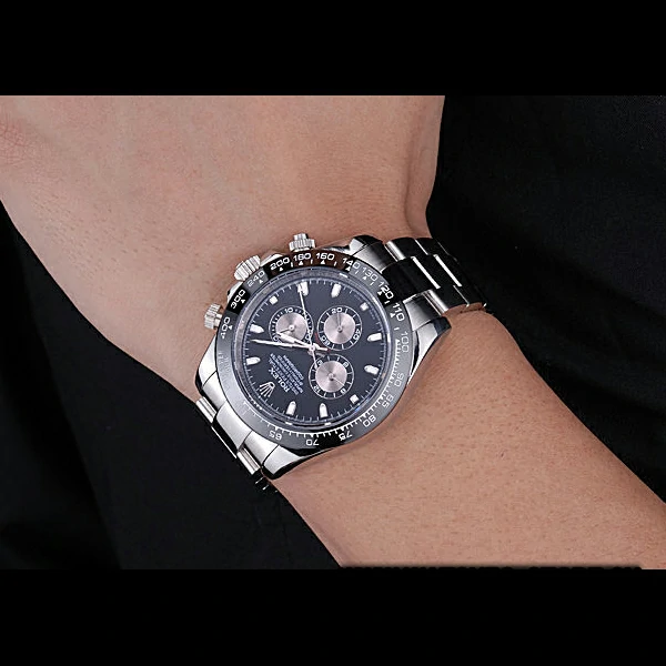 Rolex Cosmograph Daytona Black Dial Stainless Steel Bracelet new60432