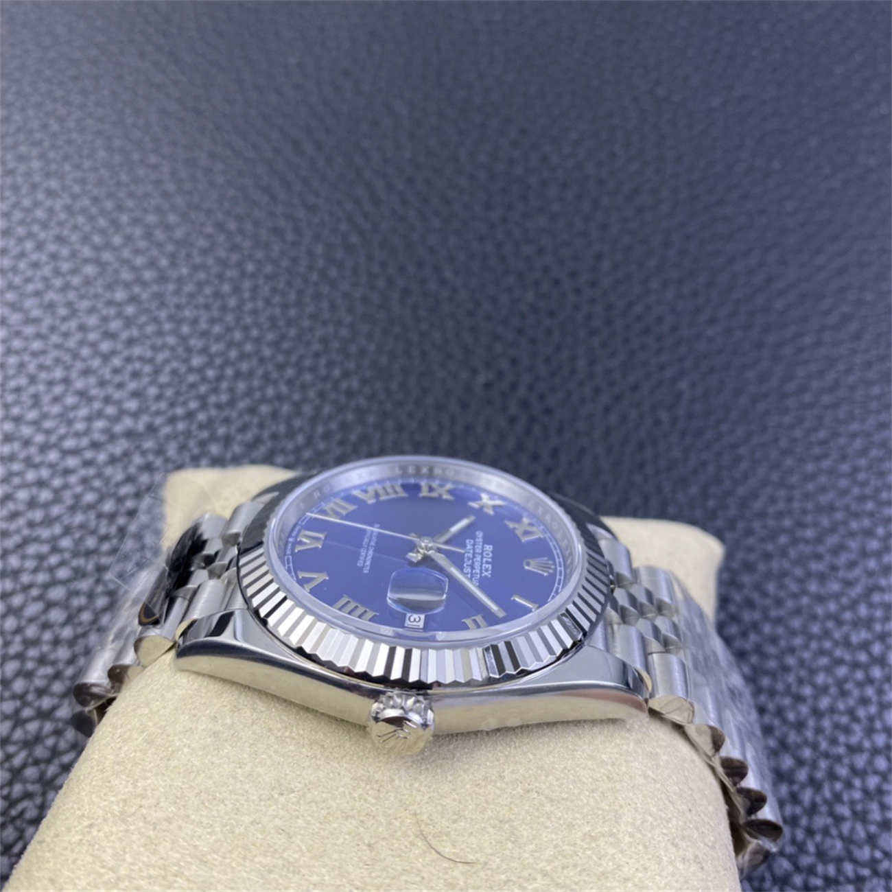 Rolex Datejust 41 Blue Roman Dial – Jubilee Replica Watch