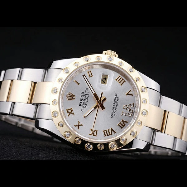 Rolex Datejust Diamond Bezel White Dial new58645