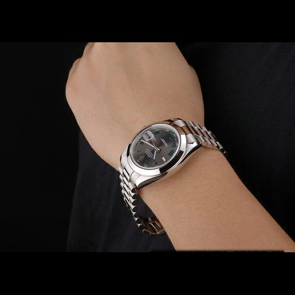 Rolex DateJust Grey Dial Stainless Steel Strap new58928