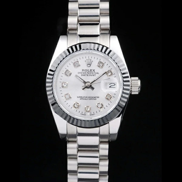 Rolex Datejust Polished Stainless Steel Silver Dial new58024