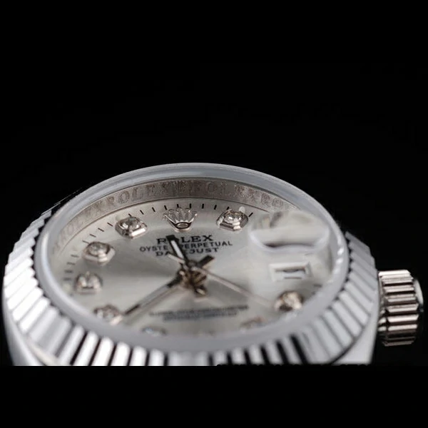 Rolex Datejust Polished Stainless Steel Silver Dial new58024