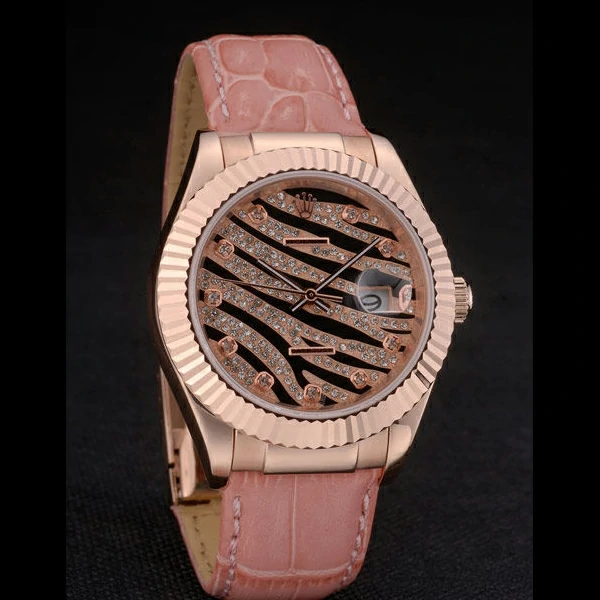 Rolex Datejust Special Edition 2012 Pale Pink Leather Strap new59217