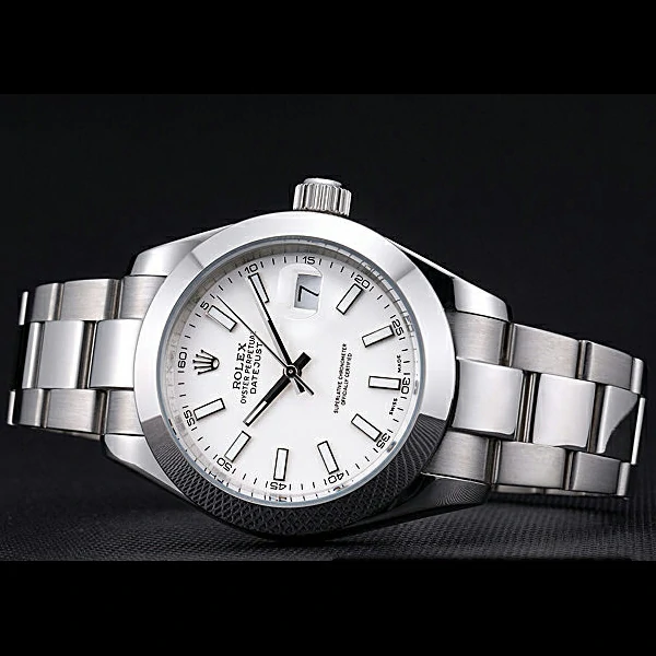 Rolex Datejust Stainless Steel Case White Dial new60162