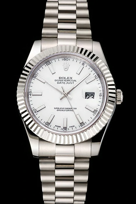Rolex Datejust White Dial Stainless Steel Case And Bracelet new122514