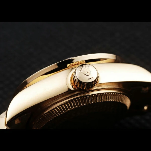 Rolex Datejust Yellow Gold Plated Stainless Steel Diamond Plated new58013