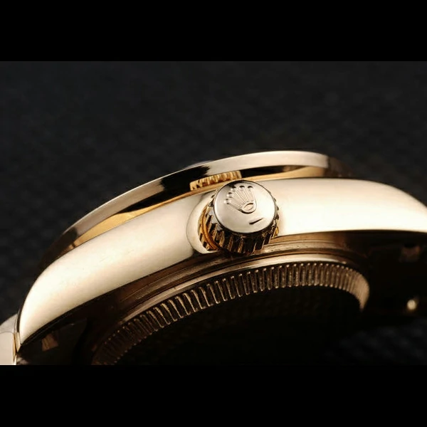 Rolex Datejust Yellow Gold Plated Stainless Steel Diamond Plated new58014