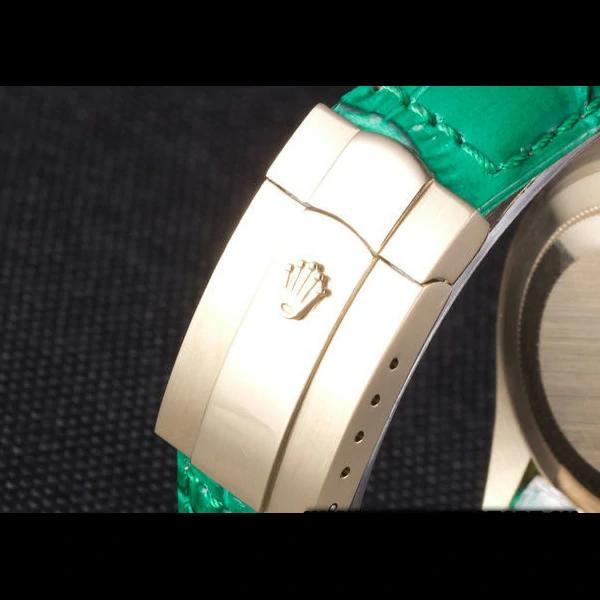 Rolex Day Date Oyster Collection Green Leather Band new59563