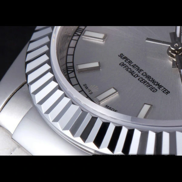 Rolex Day Date Oyster Collection White Leather Band new59560