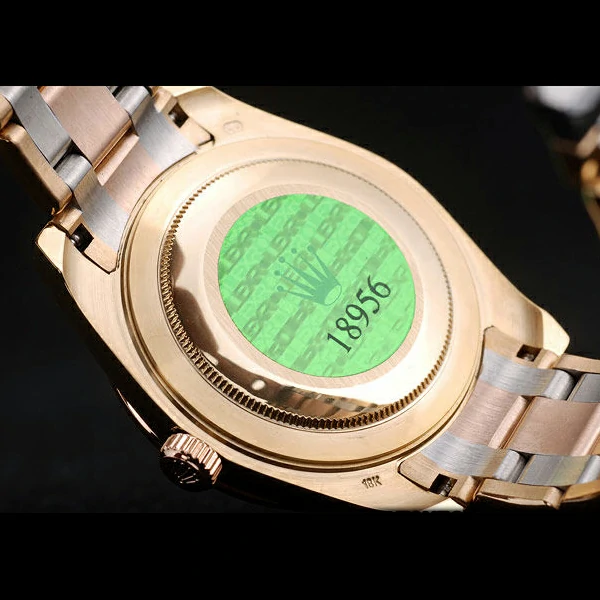 Rolex DayDate Diamond Plated Gold Dial Triple Colored Bracelet new58937