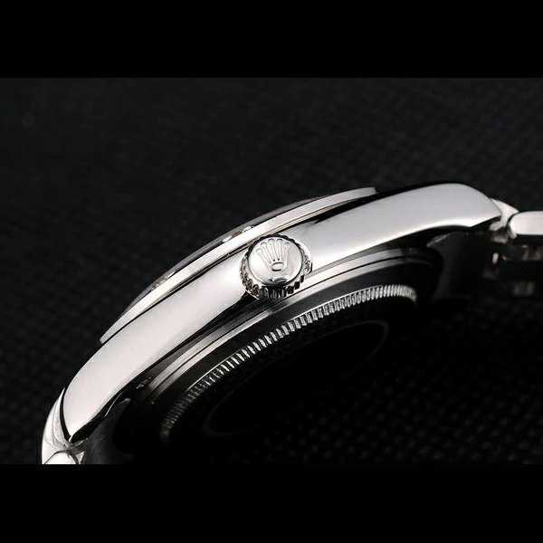 Rolex DayDate Diamond Plated Stainless Steel Bezel Rose Dial new58935