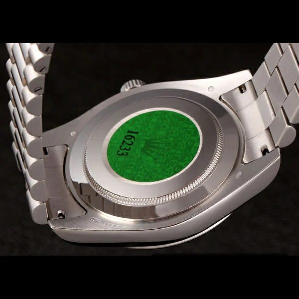 Rolex Daydate Stainless Steel Bracelet Black Dial new59240