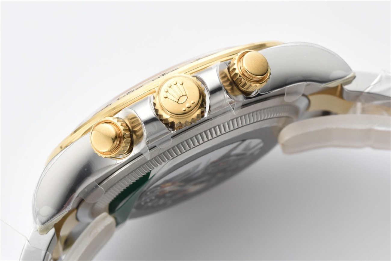 Rolex Daytona 126503 Replica – New Two Tone Black Dial (4131 Movement)