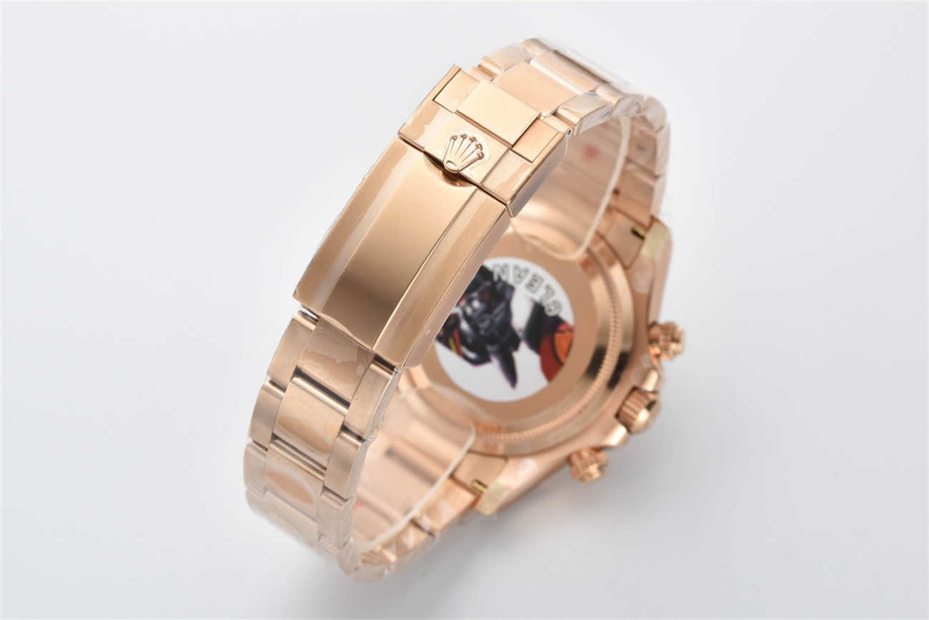 Rolex Daytona 126505 Replica – Rose Gold Black Dial (4131 Movement)