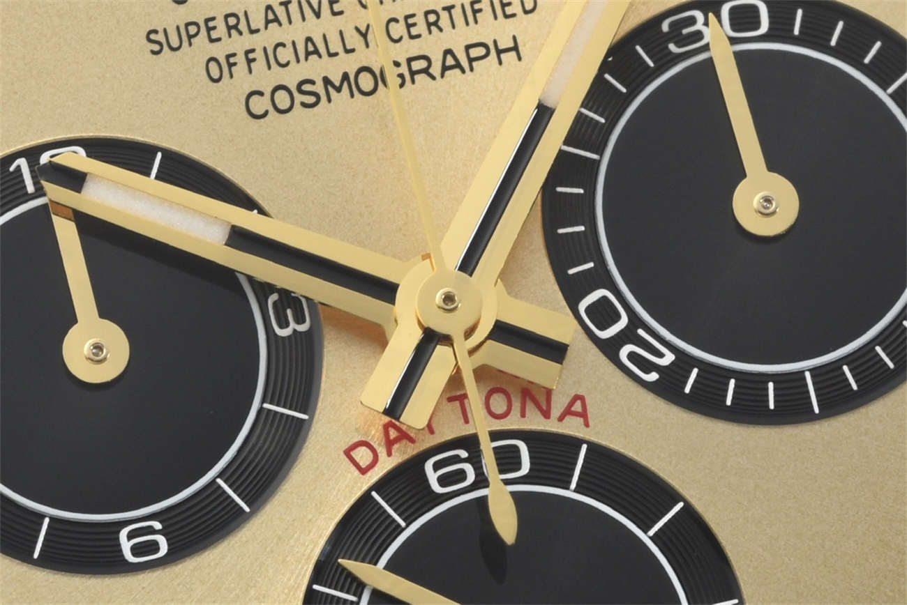 Rolex Daytona 126508 Replica – 18K Yellow Gold Black Dial