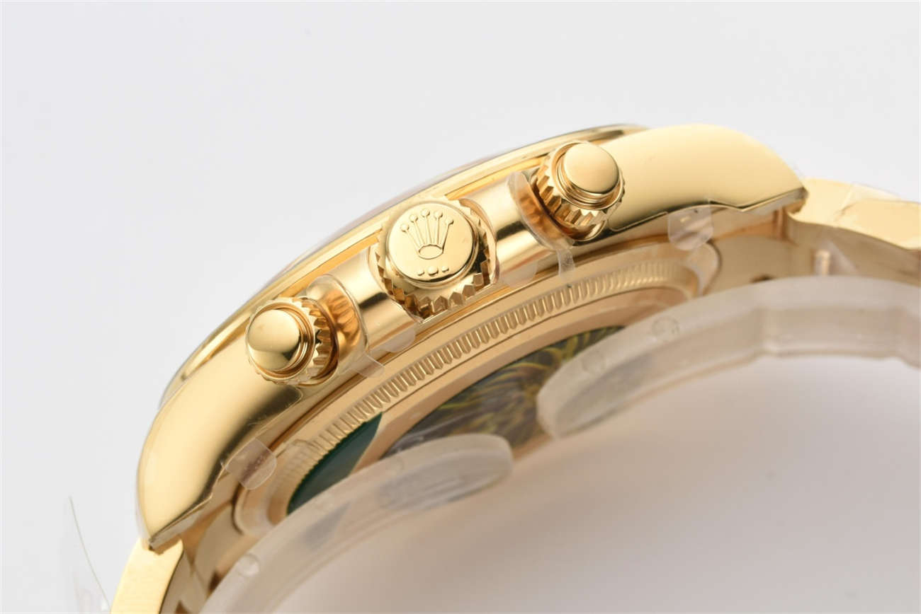 Rolex Daytona 126508 Replica – 18K Yellow Gold Black Dial