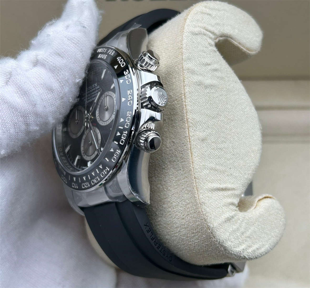 Rolex Daytona 126519LN Replica – White Gold Black Dial