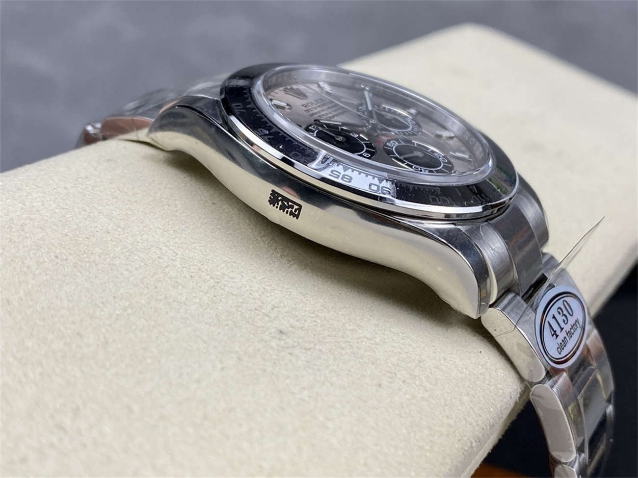 Rolex Daytona Cement Dial Replica – White Gold Bracelet